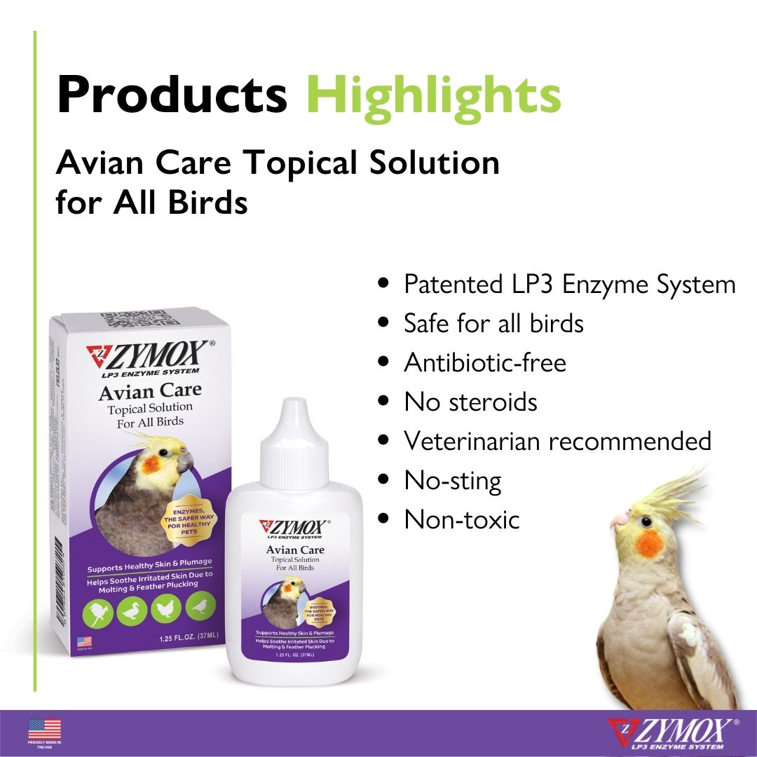 Pet Kings - Zymox Avian Care Topical Solution For All Birds