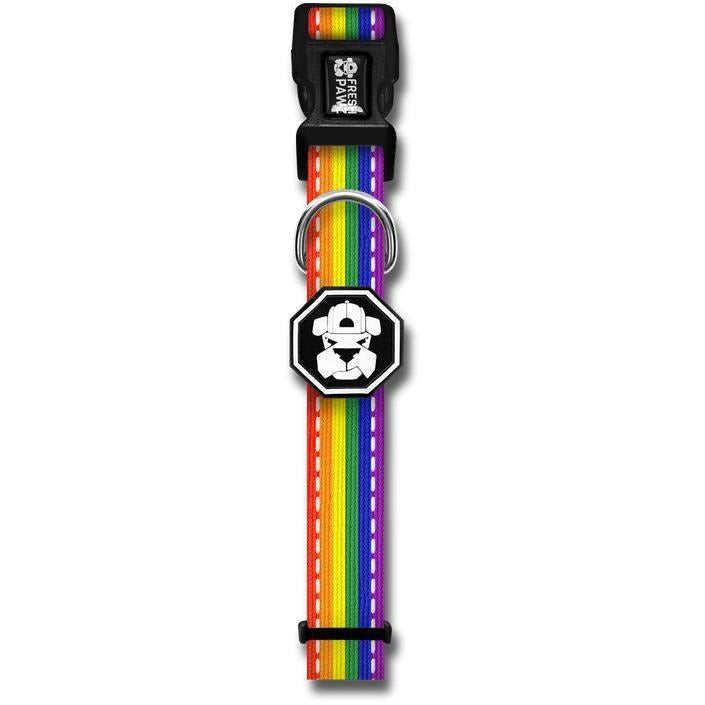 Reflective Dog Collar Rainbow Pride Flag - Southern Agriculture