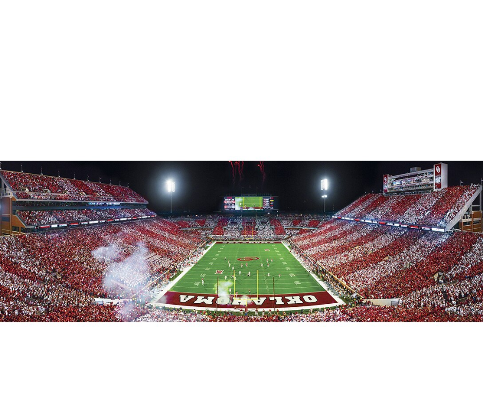 Oklahoma University (OU) Football Stadium 1000 Piece Puzzle-Southern Agriculture