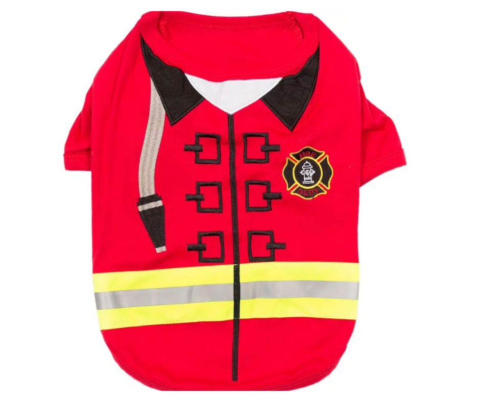 Firebarker Fireman Dog T-Shirt Costume-Southern Agriculture