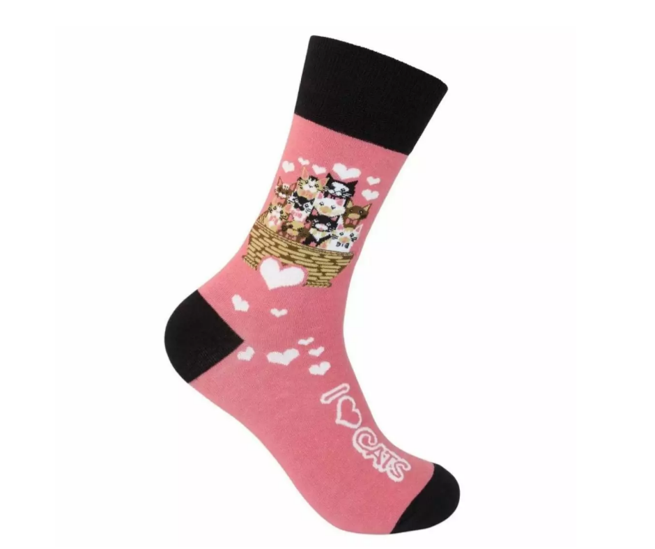 Funatic - Socks I Love Cats