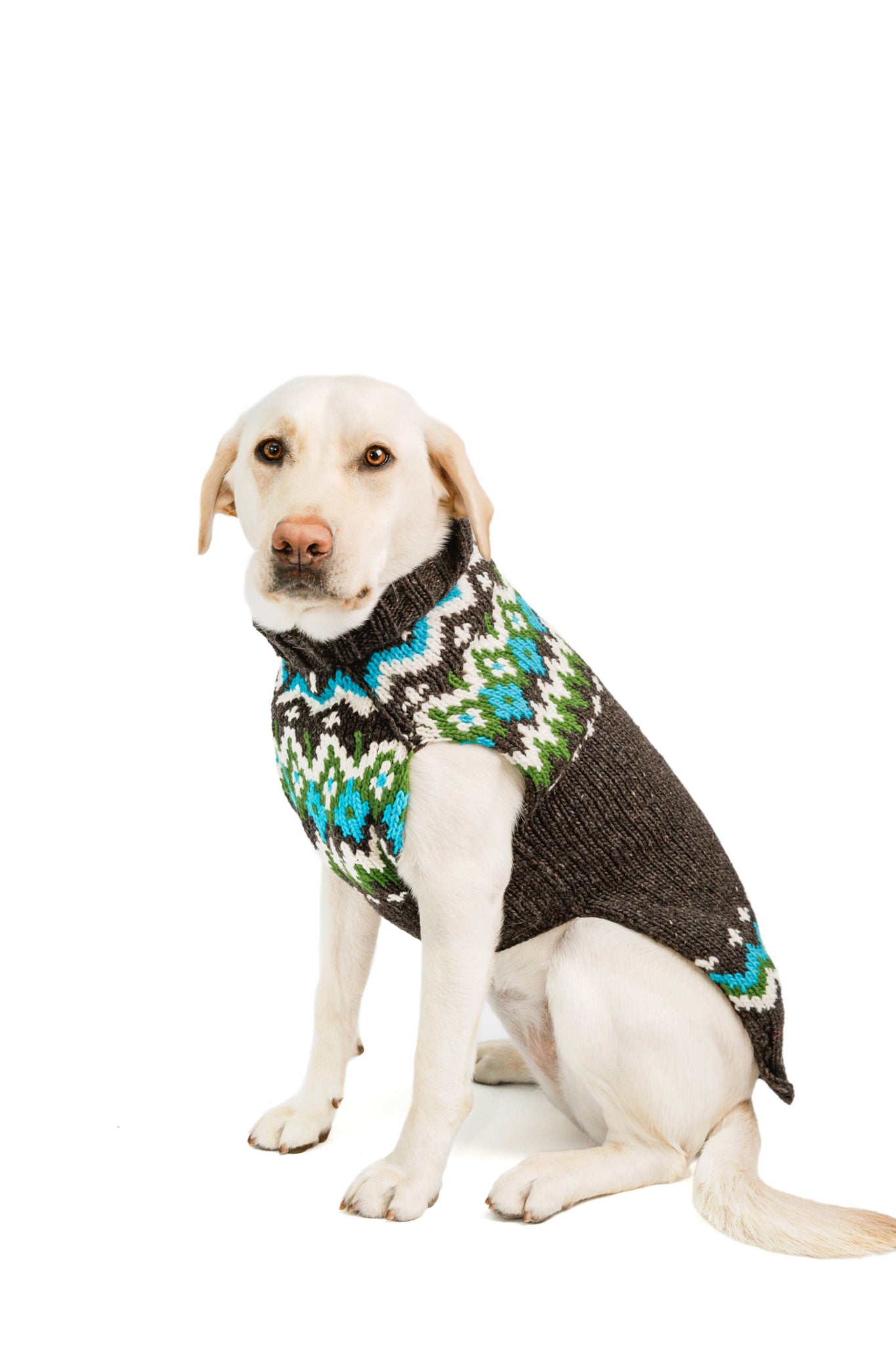 Chilly Dog - Dog Sweater Fairisle Charcoal