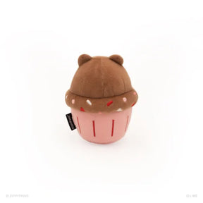 ZippyPaws - Cupcake Nomnomz Brown Bear Plush