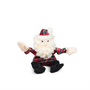 Santa HuggleFleece & Tartan Plaid Knottie