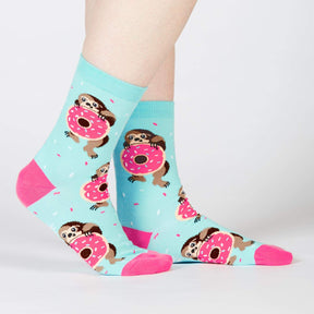 Socks Snackin' Sloth by Sock It to Me-Southern Agriculture