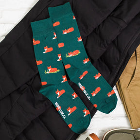 Friday Sock Co. - Men's Socks Red Fox Lane