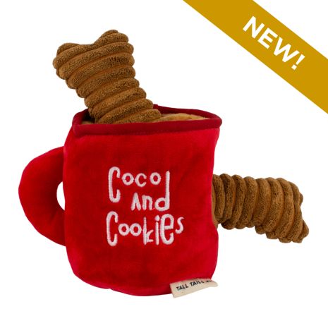 Mug Coco & Cookies Burrow With Two Bone-Shaped Cookie Toys