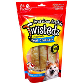 Twistedz Beefhide Rolls W/ Chicken 7" 3 pk