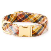 Dog Collar Cornucopia Flannel