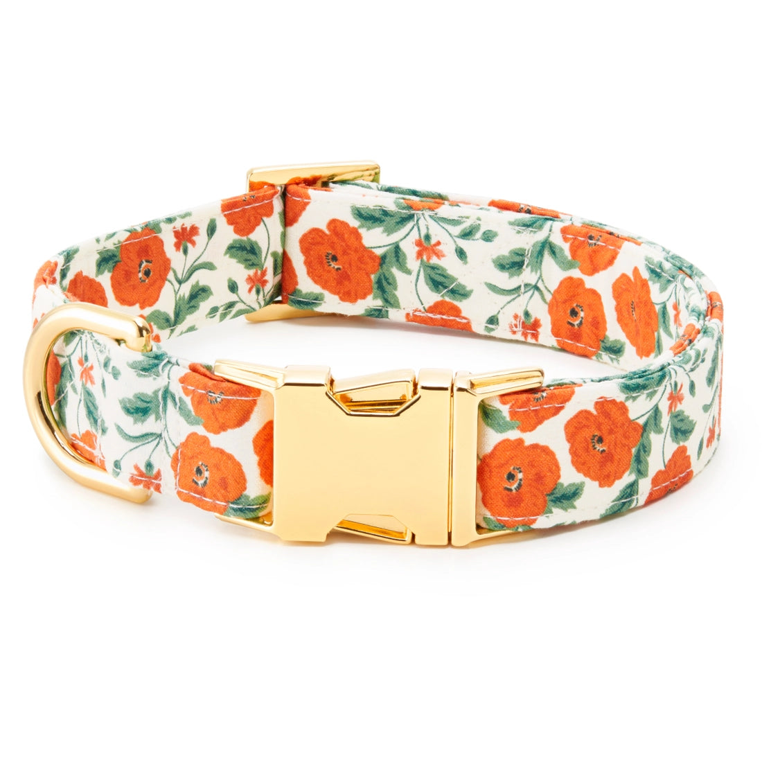 Dog Collar Poppies