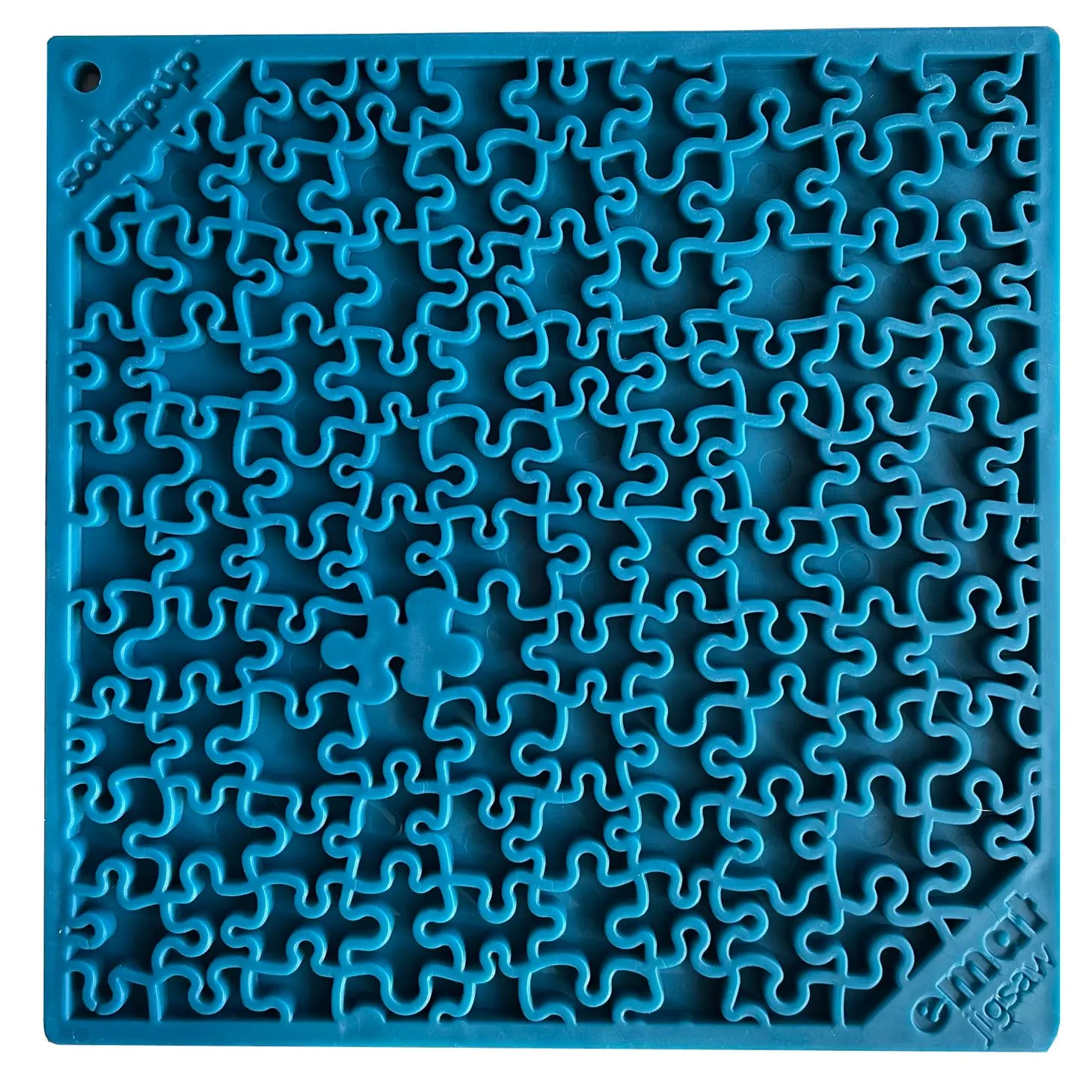 Enrichment Dog Lick Mat - Jigsaw Design