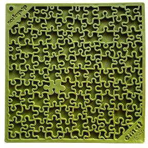 Enrichment Dog Lick Mat - Jigsaw Design