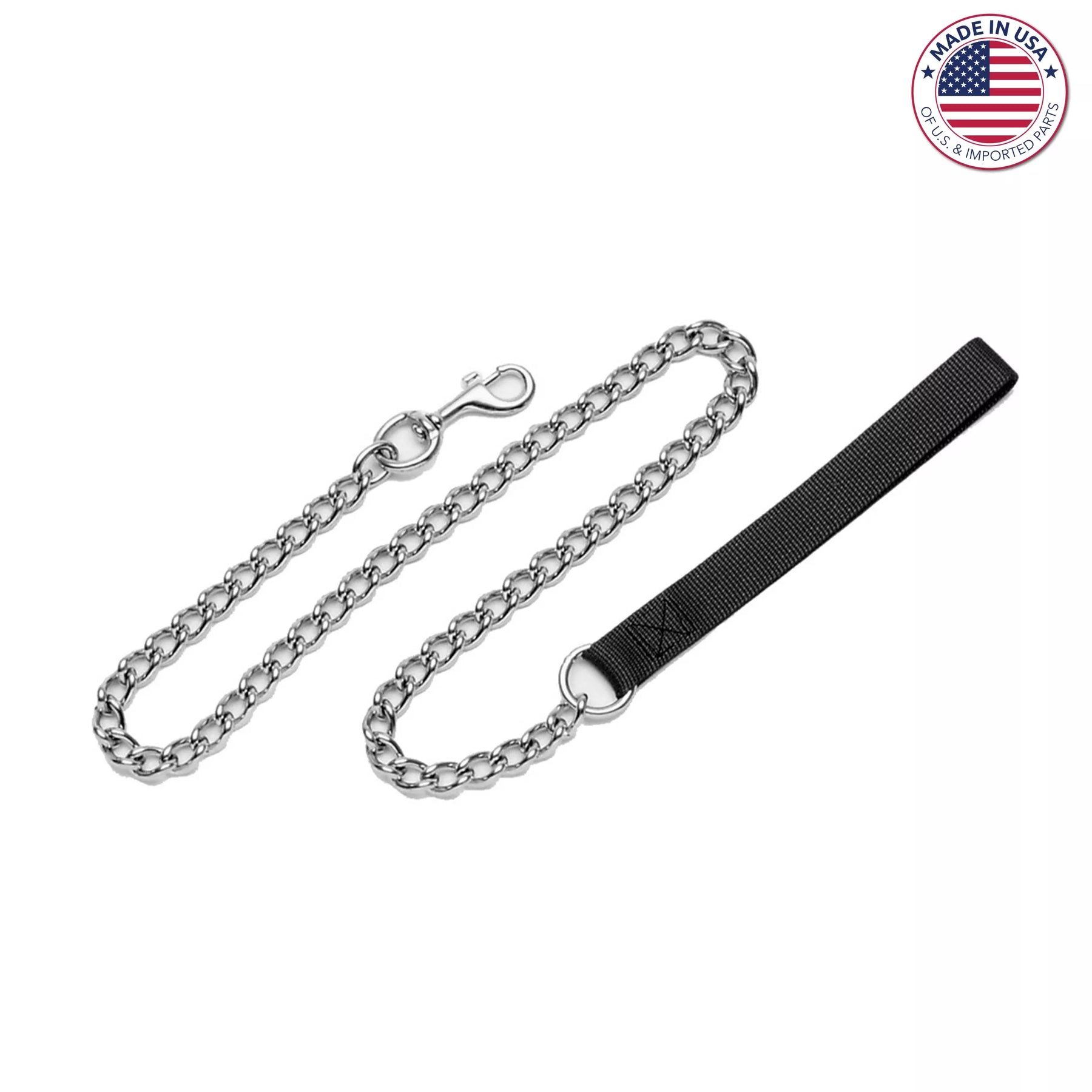 Chain Lead With Nylon Handle 4.0 MM X 06'