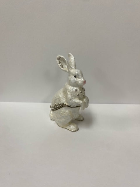 White Rabbit Trinket Box