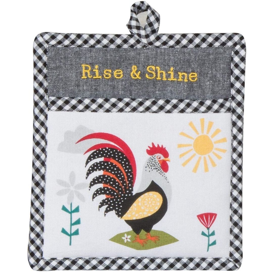 Kay Dee Designs - Farm Charm Chicken Pocket Mitt Pot Holder-Southern Agriculture