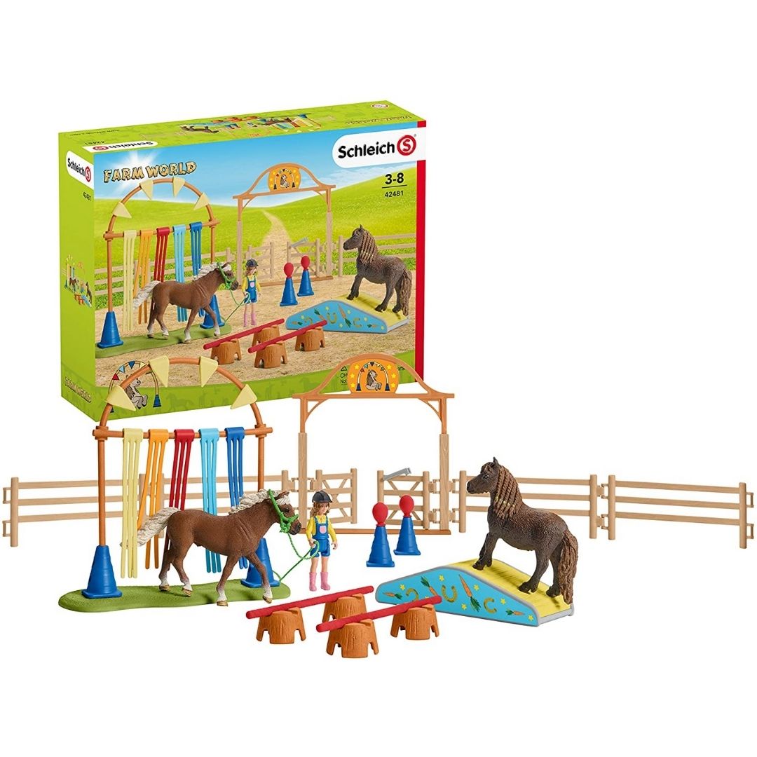 Schleich - Pony Agility Training Toys-Southern Agriculture