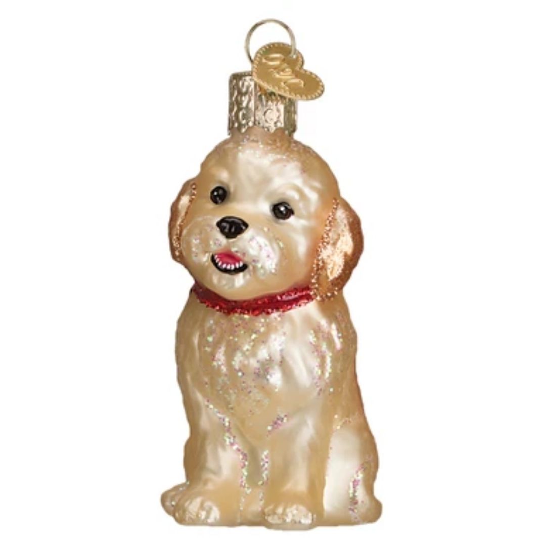 Old World Christmas - Cockapoo Puppy Ornament-Southern Agriculture