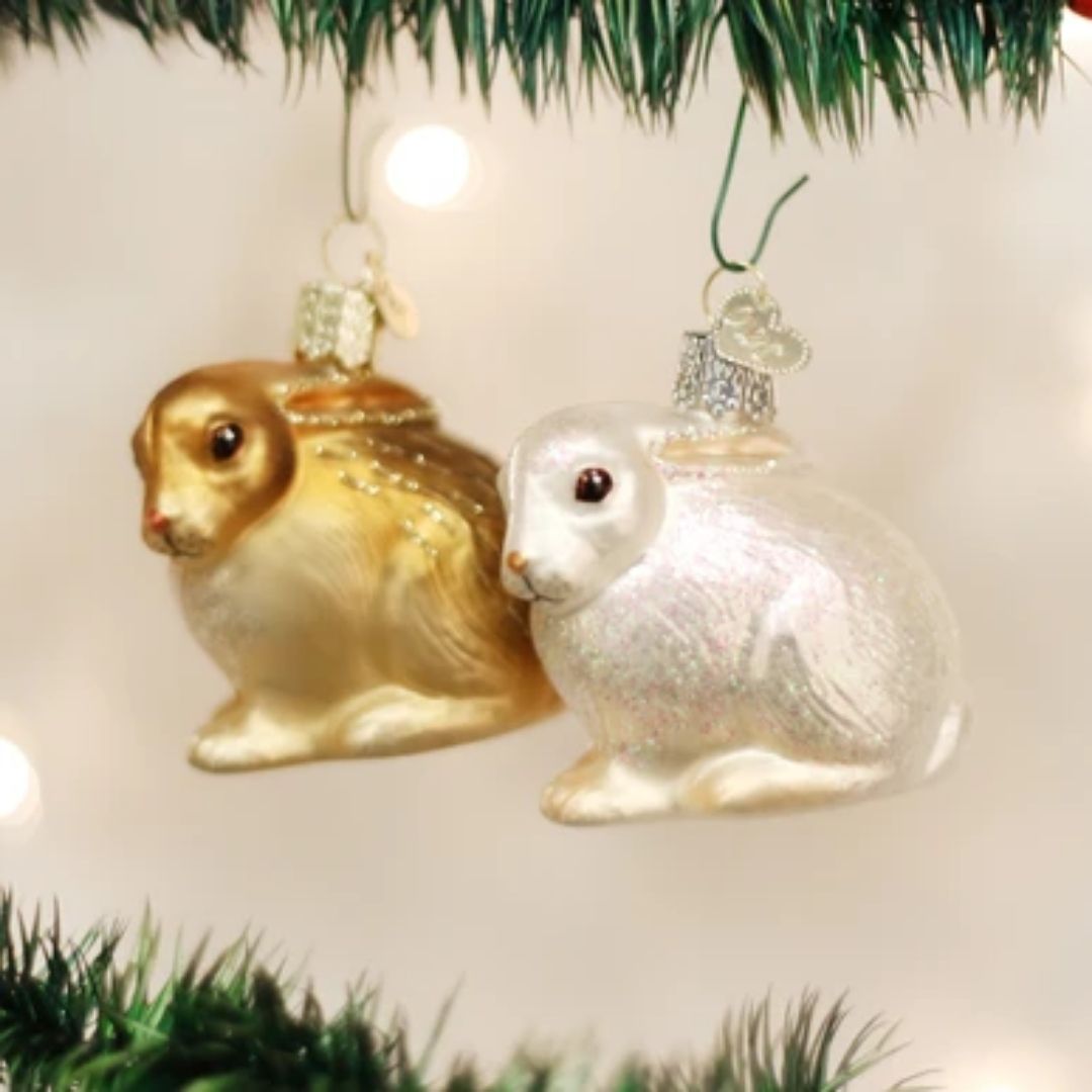 Old World Christmas - Cottontail Bunny Ornament-Southern Agriculture