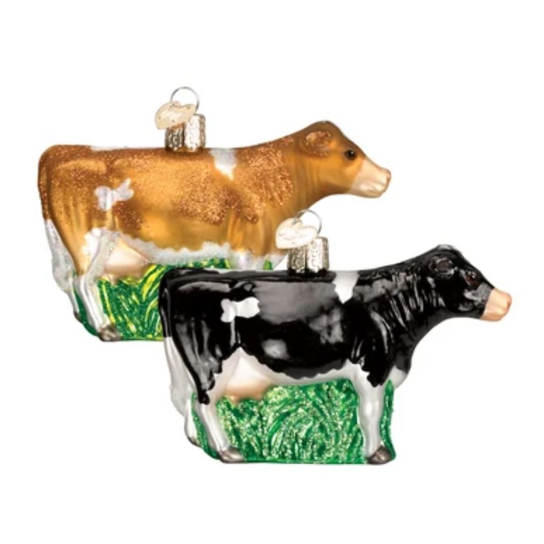 Old World Christmas - Assorted Dairy Cows Ornament-Southern Agriculture