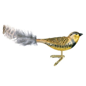 Old World Christmas - Clip-on Meadowlark Ornament-Southern Agriculture