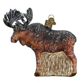 Old World Christmas - Vintage Moose Ornament-Southern Agriculture