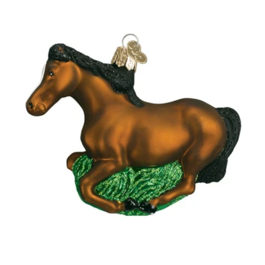 Old Christmas - Mustang Ornament-Southern Agriculture