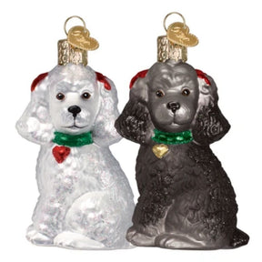 Old World Christmas - Poodle Ornament-Southern Agriculture