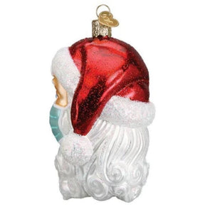 Old World Christmas - Santa With Face Mask-Southern Agriculture