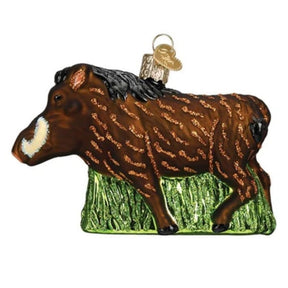 Old World Christmas - Warthog Ornament-Southern Agriculture