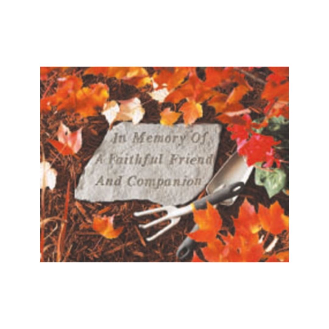 Kay Berry - In Memory of a Faithful Friend Garden Accent Stone-Southern Agriculture