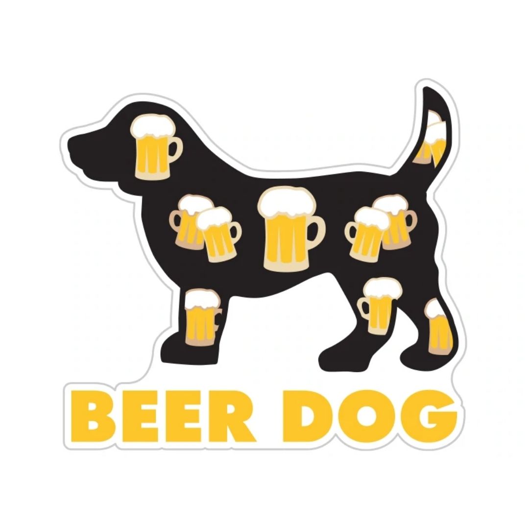 Dog Speak Beer Dog Decal-Southern Agriculture