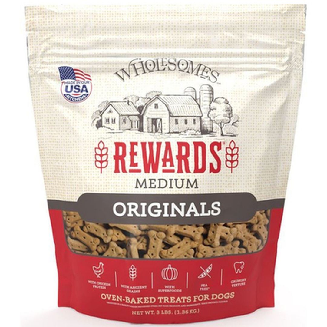 Wholesomes Medium Golden Biscuit Dog Treats