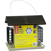 More Birds - Hopper Feeder with Suet Holder