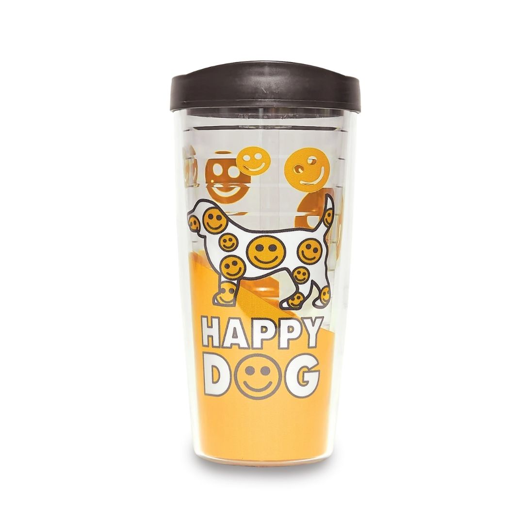 Happy Dog Thermal Coffee Tumbler