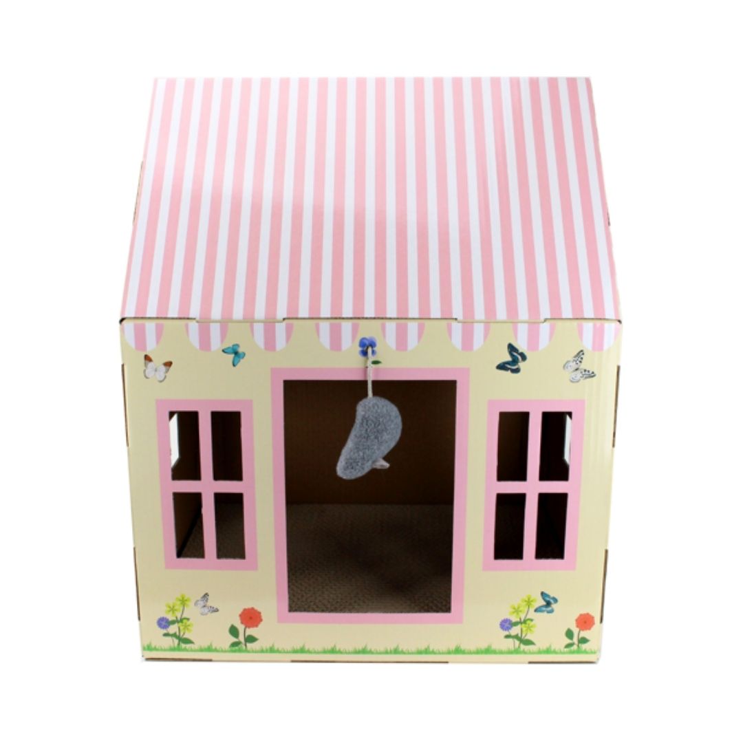 Midlee - Cottage Cat Scratcher House