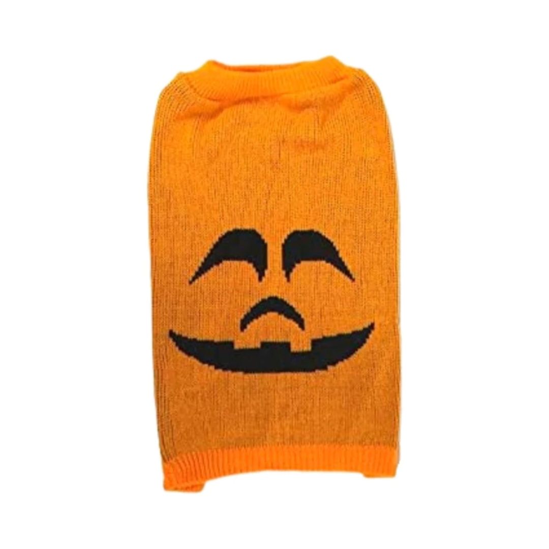 Midlee - Pumpkin Face Dog Sweater