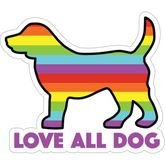 Dog Speak Love All Dog Decal