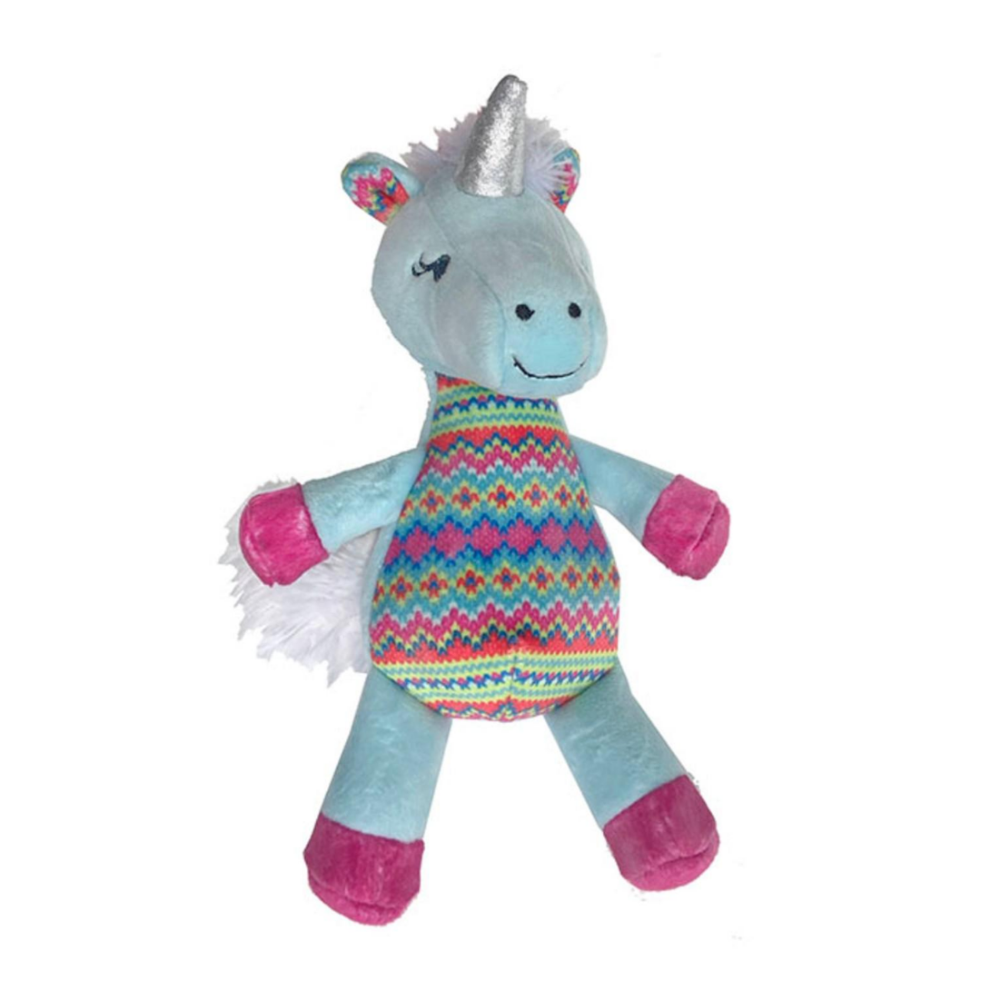 Huxley & Kent - Lulubelles Power Plush Candy Cane Unicorn Dog Toy