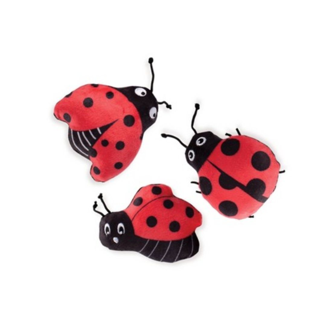 Petshop by Fringe Studio - Lady Bug Set Dog Toys - 3pk