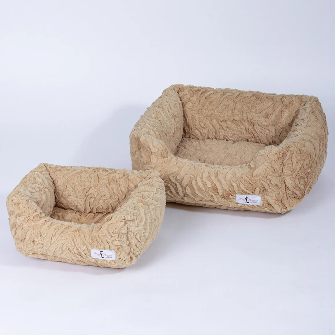 Hello Doggie - Cuddle Dog Bed Safari Tan