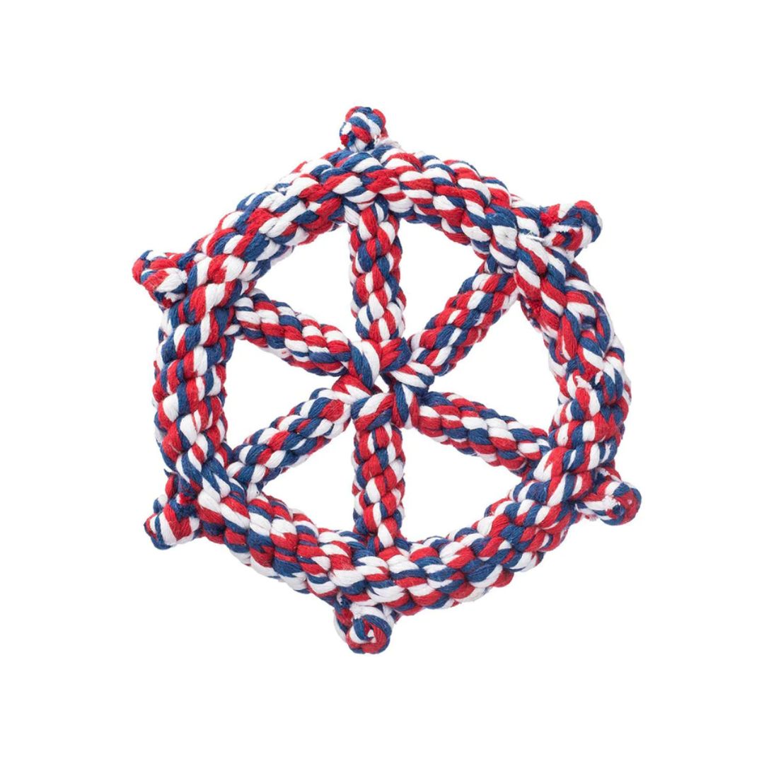 Jax & Bones Wheel Rope Dog Toy