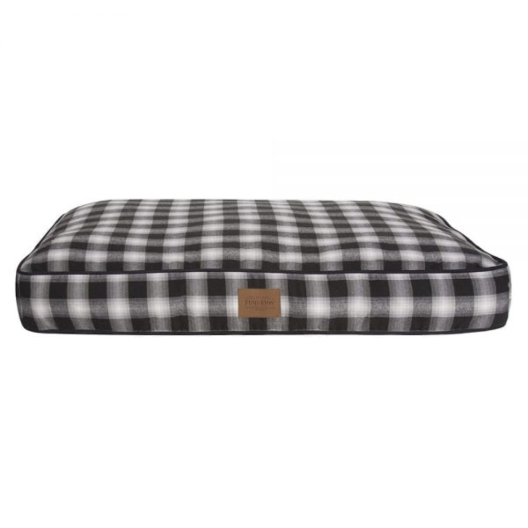 Carolina Pet - Pendleton Charcoal Ombre Plaid Pet Napper Dog Bed