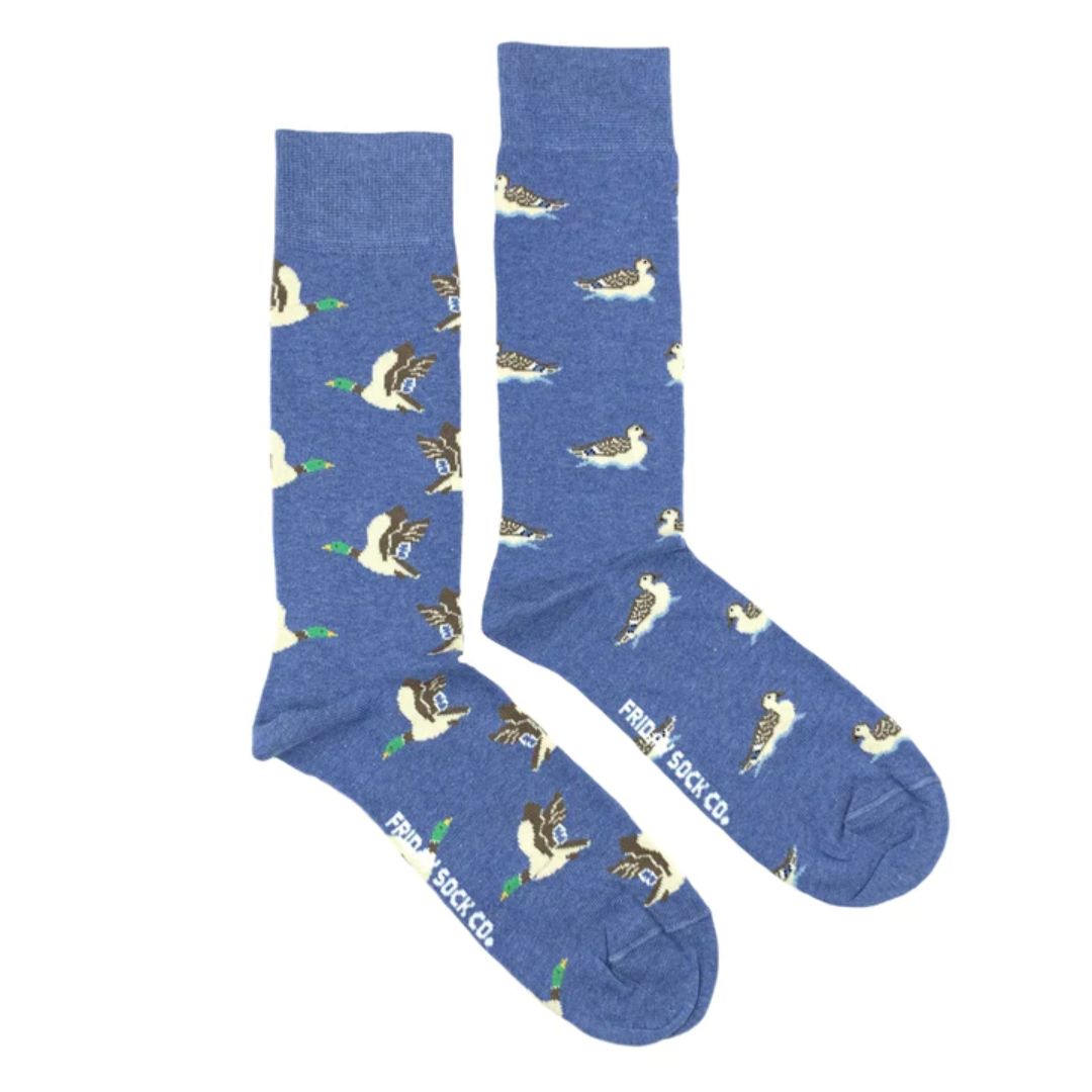 Friday Sock Co. - Men's Socks Mallard Ducks/Pond