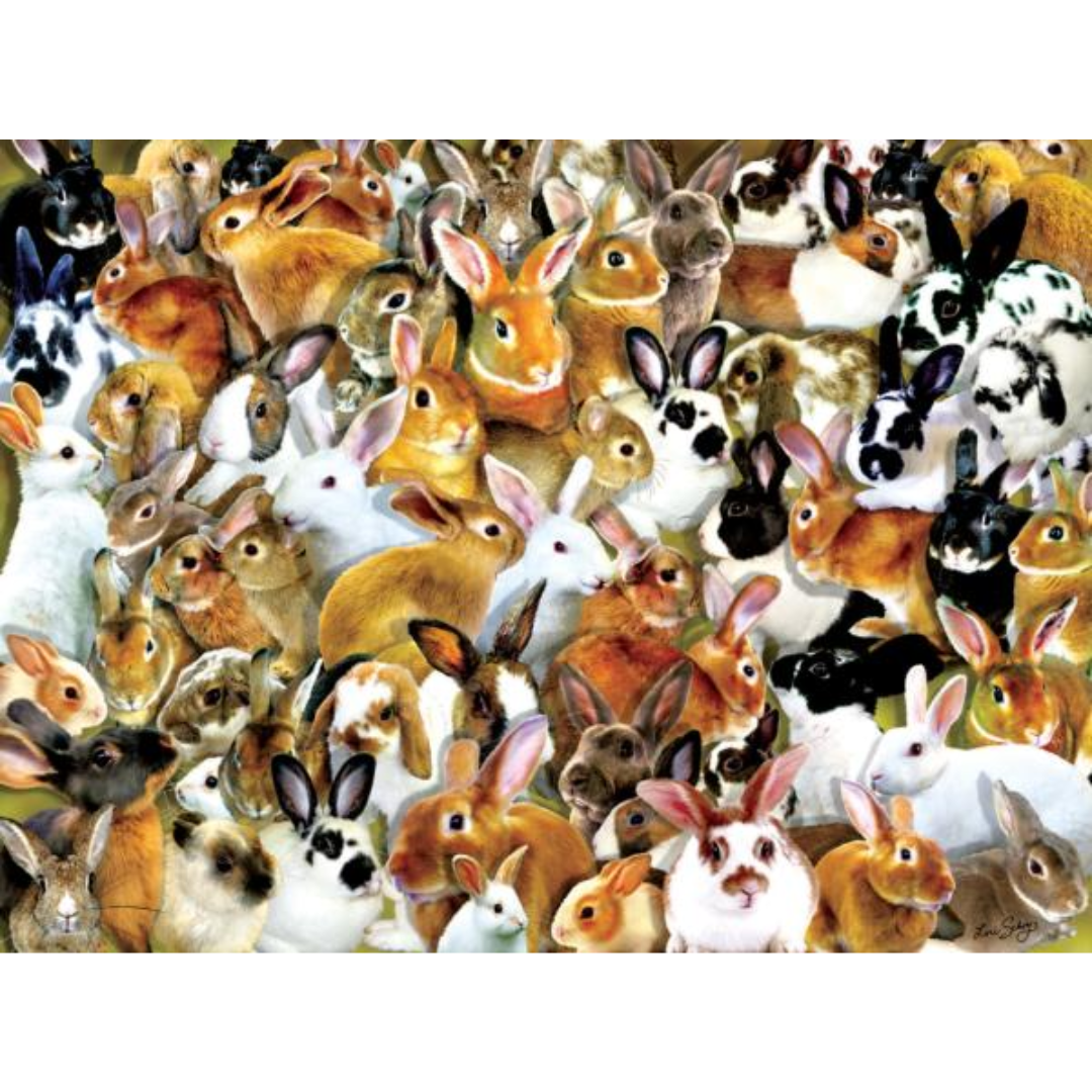 Sunsout - A Bundle of Bunnies Puzzle