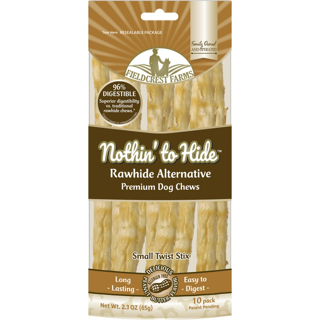 Nothin' To Hide Peanut Butter Twists Dog Treats