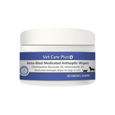 Vet Care Plus+ Keto-Med Medicated Wipes 30 ct