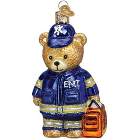 Old World Christmas - EMT Teddy Bear Ornament