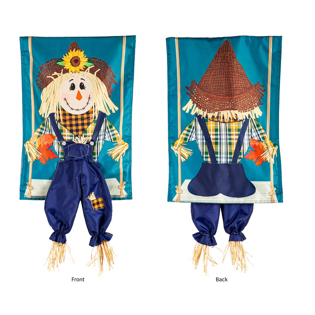 Kickin’ Scarecrow Garden Flag