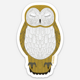 Nocturnal Owl Sticker