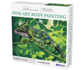 Chameleon Puzzle Body Art by Johannes Stotter 1000 Piece-Southern Agriculture